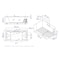 Eago EAGO AM196ETL 6 ft Clear Rectangular Acrylic Whirlpool Bathtub for Two AM196ETL - alternate 4